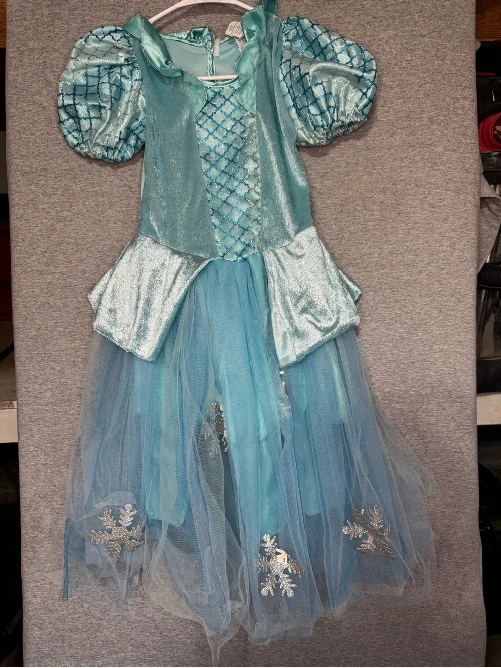 Rubies Brand Blue Princess Tulle Costume Dress - Kids Medium
